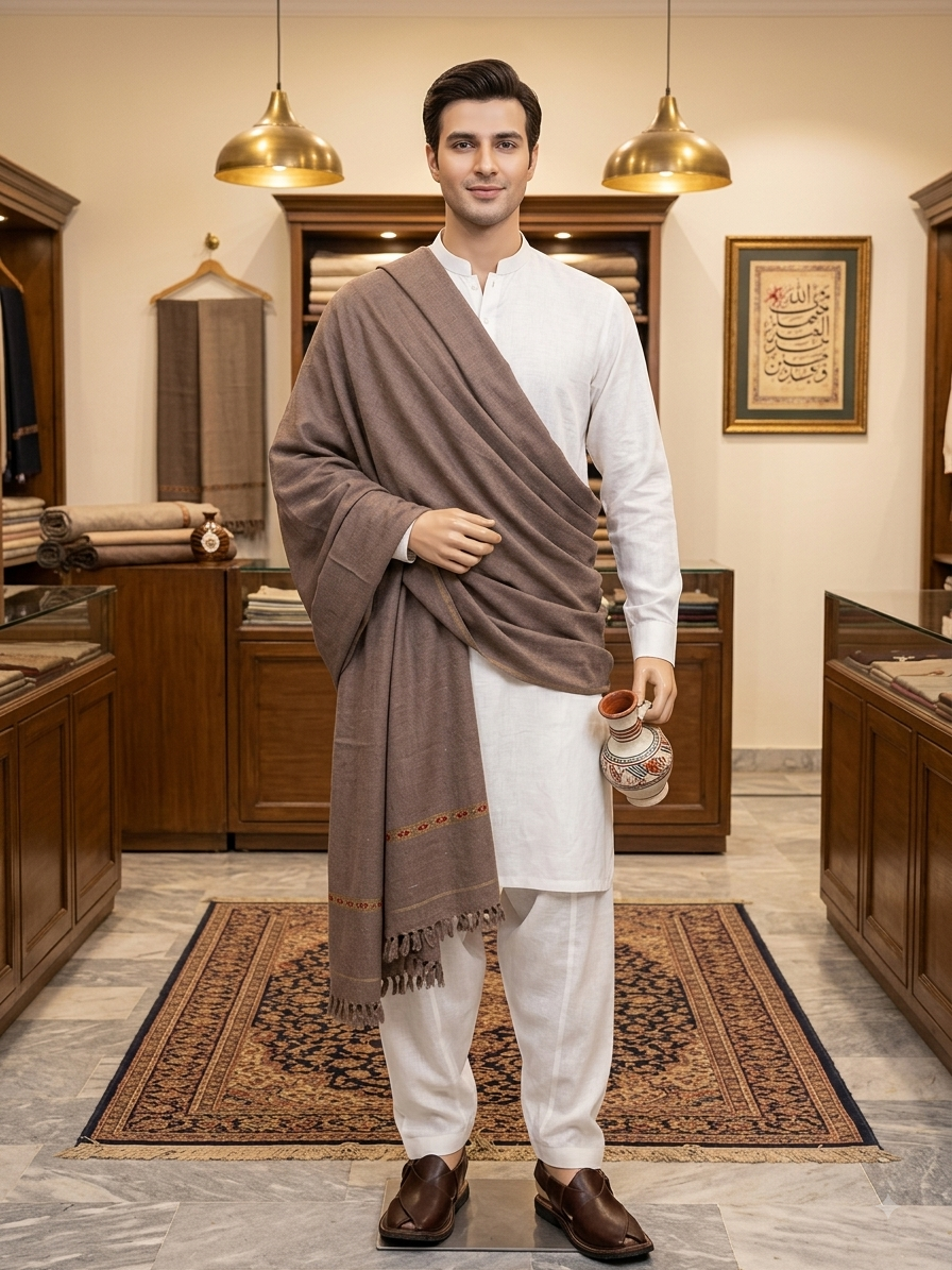 Sarwat Pure Wool Shawl