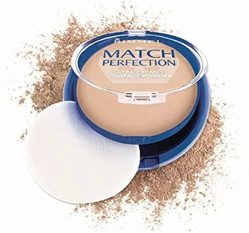 Rimmel Match Perfection Ultra Creamy Compact Powder | Flawless Finish