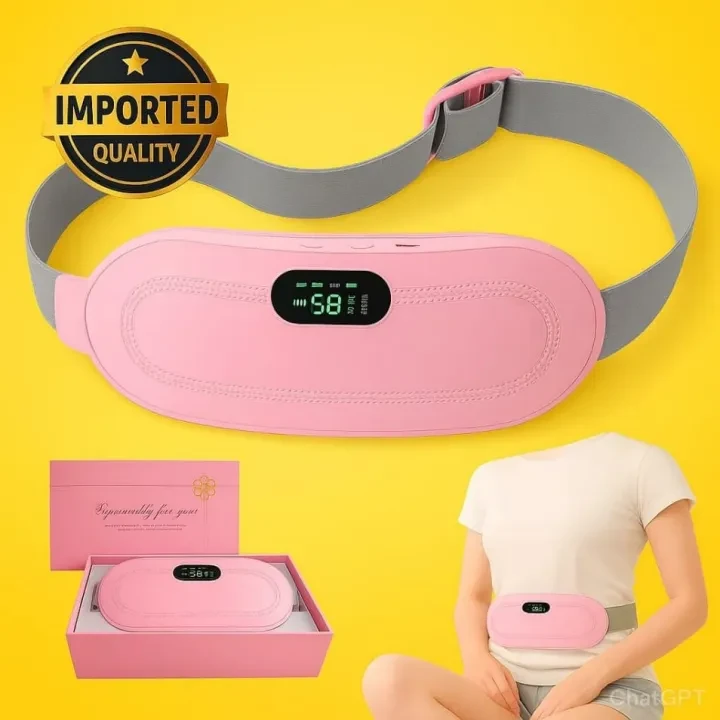 Electric Heating Pad for Periods Pain - Periods Pain Relief Belt - Menstrual Heating Pads - Fast Heating Belly Belt for Period Cramp Relief -